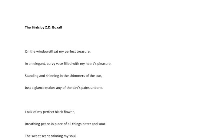 write you a poem for anyone or about any topic